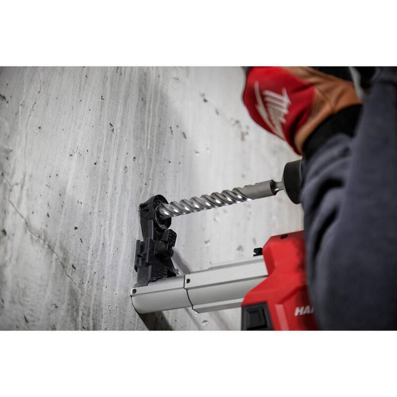 Broca de carburo Milwaukee de 1 pulgada x 10 pulgadas con 4 cortadores SDS-PLUS - 48-20-8340