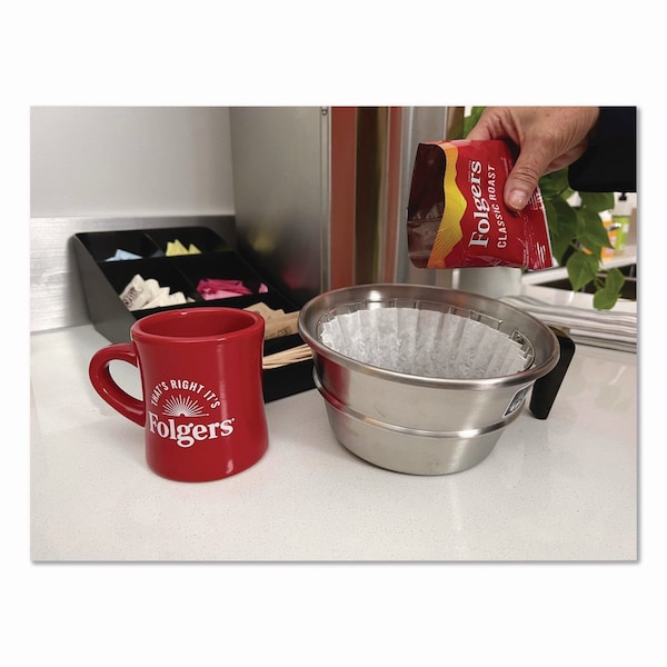 Folgers Coffee, Gourmet Supreme(R) 100% Colombian, Fraction Pack, Caffeinated, Ground, 5.88 lb, 42 PK - 2550006451