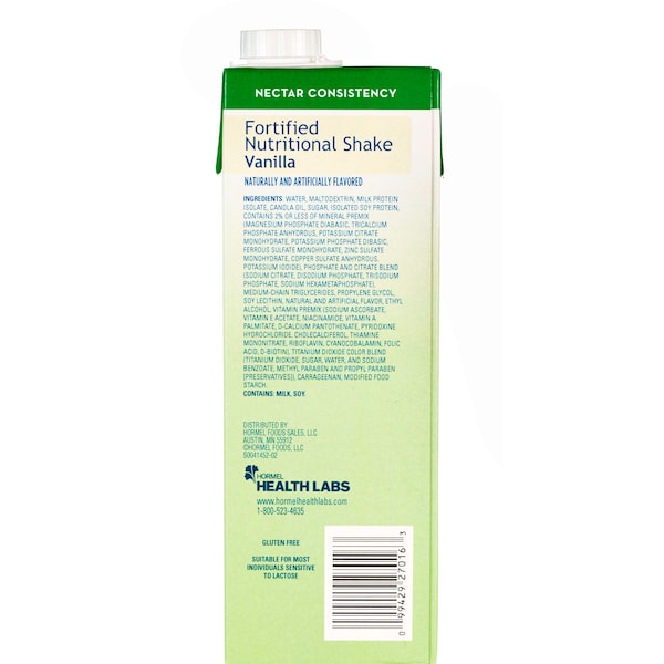 Med Pass Balanced Fortified Nutrition Vanilla - IDDSI Level 2, PK12 - 27016