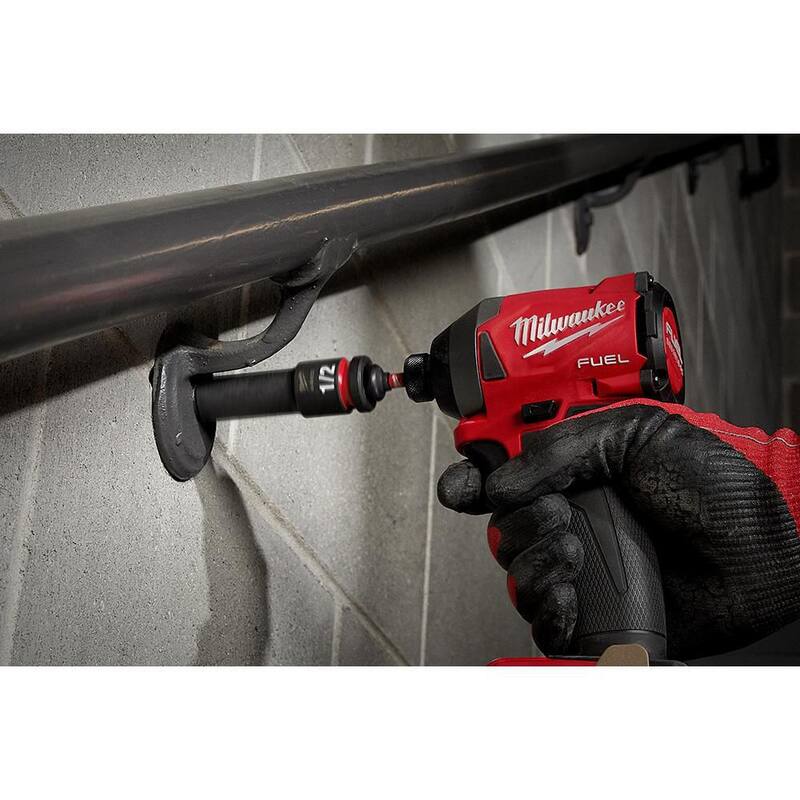 Milwaukee SHOCKWAVE Impact Duty 1/2 pulg. Adaptador de punta cuadrada de aleación de acero - 48-32-5034