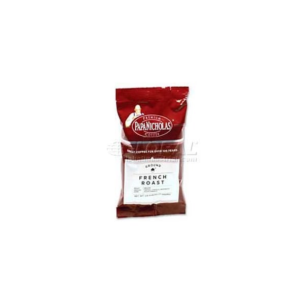 Papanicholas Coffee PapaNicholas Premium French Roast Coffee, Regular, Arabica Bean, 2.5 oz., 18/Carton - PCO25183