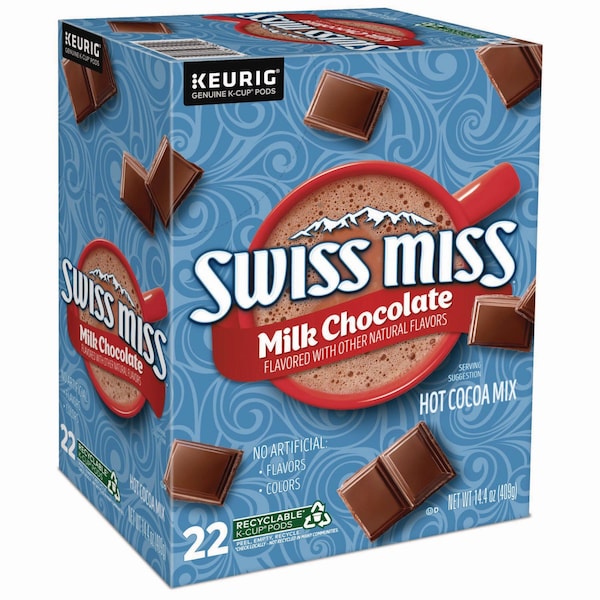 Swiss Miss Milk Chocolate Hot Cocoa K-Cups, 88PK - 5000345150