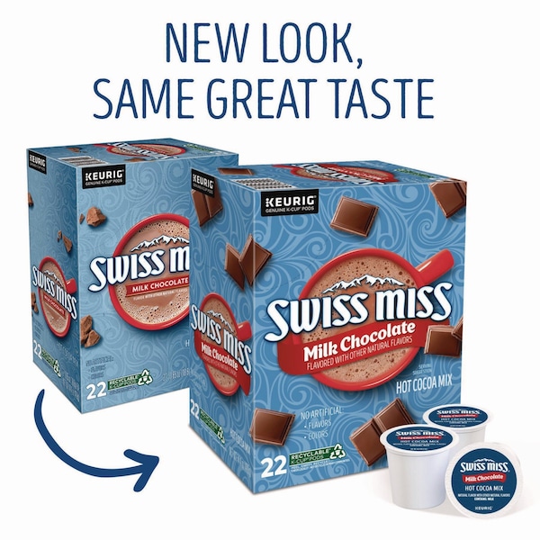Swiss Miss Milk Chocolate Hot Cocoa K-Cups, 88PK - 5000345150