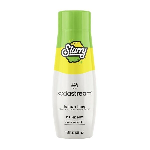 Sodastream Starry Soda Drink Mix, Water, Lemon Lime, 14.9 fl-oz Bottle - 1924225011