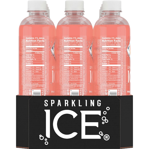 Sparkling Ice Sparkling Ice Pink Grapefruit 17 oz., PK12 - FG00020