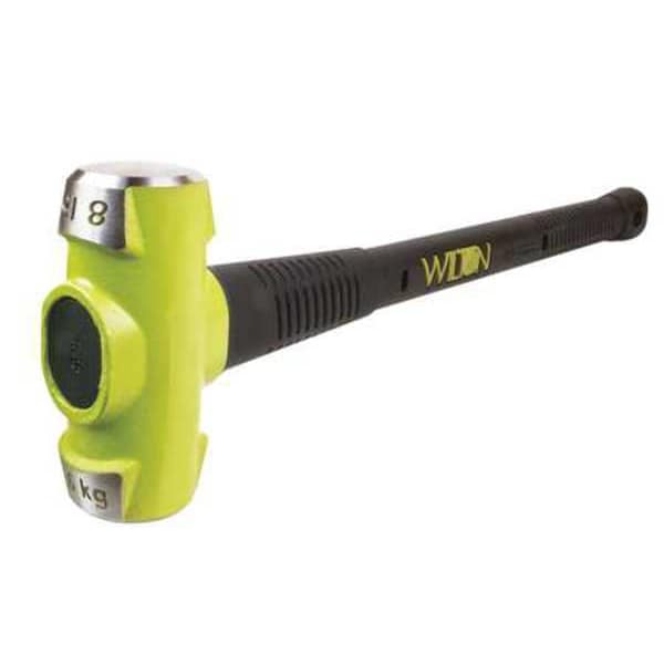 Wilton Sledge Hammer, 8 lb., 24 In, Rubber/Steel - 20824