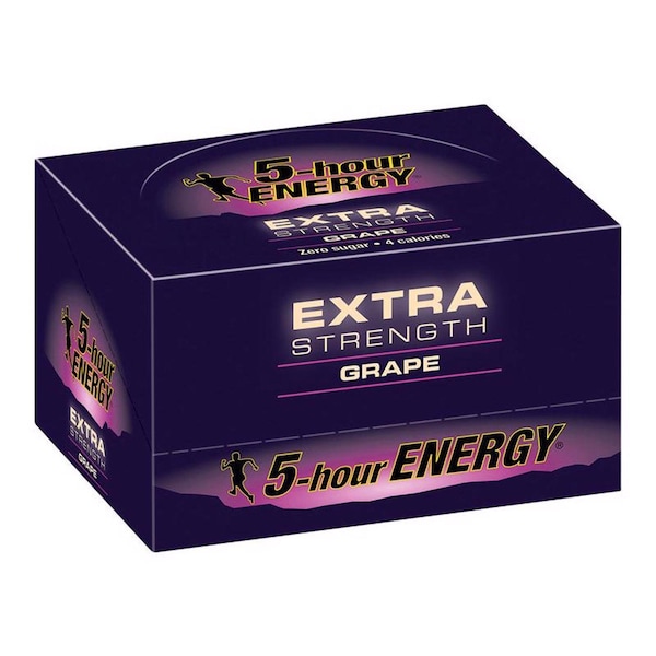 5 Hour Energy 5-hour Energy Extra Strength Sugar Free Grape Energy Shot 1.93 oz - 728127