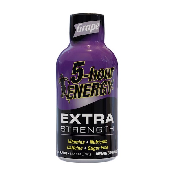 5 Hour Energy 5-hour Energy Extra Strength Sugar Free Grape Energy Shot 1.93 oz - 728127