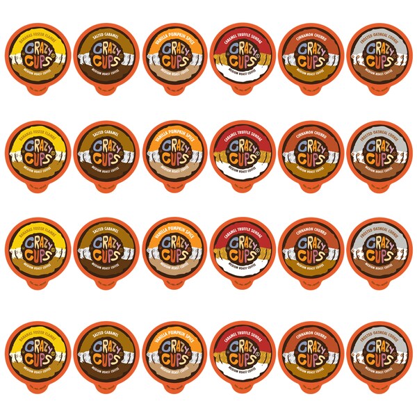 Crazy Cups Crazy Cups Flavored Coffee Variety Pack Selection-24 Ct - WM-CC-NEWVARIETY-24