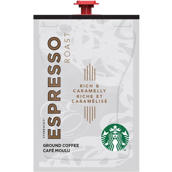 Lavazza Portion Pack Starbucks Espresso Roast Coffee, 72PK - LAV48041