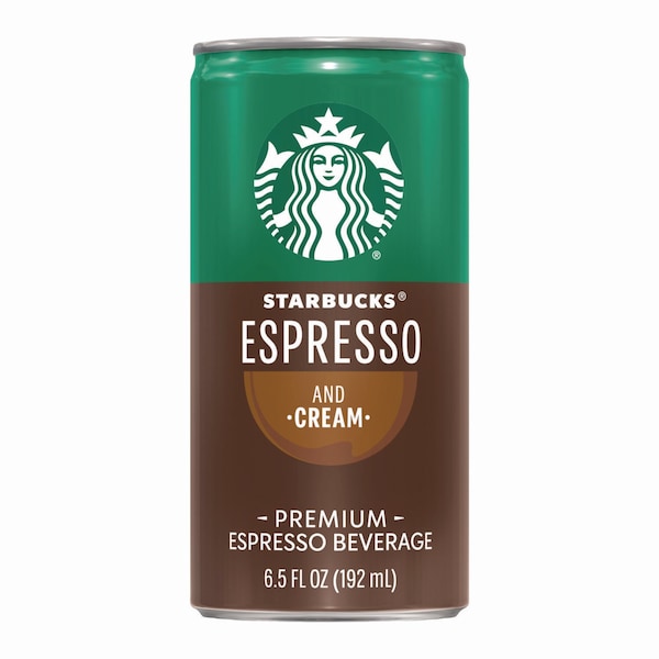 Starbucks Cold Brew Coffee, Doubleshot Espresso and Cream, 6.5 oz Can, 24PK - PEP10451