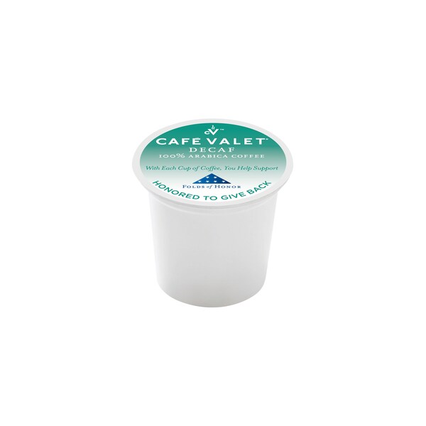 Cafe Valet Folds of Honor Single-Serve Coffee Capsules, Decaf, 80 Coffee Pods - DM-60002157