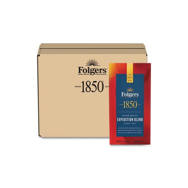 Folgers Coffee Pioneer Blend, Bag, 12 oz, 6 PK - 60514