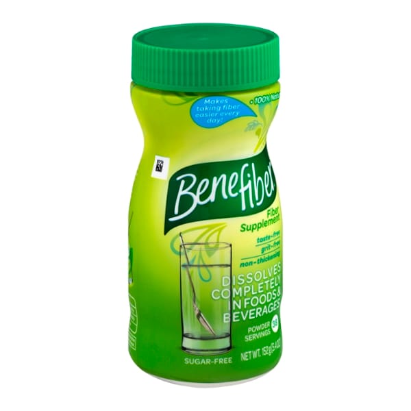 Benefiber Fiber Supplement Powder Sugar Free 38 Serving 152g, PK12 - 44061662