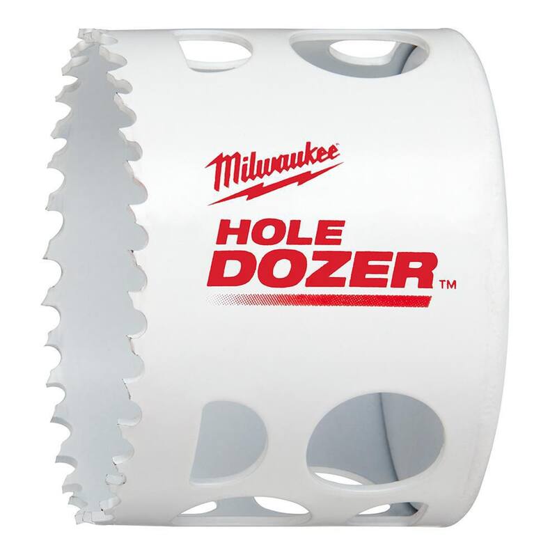 Broca para sierra perforadora bimetálica Milwaukee de 2-3/8 pulgadas - 49-56-9630