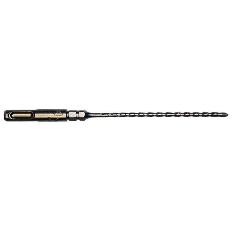 Milwaukee Broca de Carburo de 2 Cortes SDS-PLUS de 5/32 pulg. x 7 pulg. con Hombro de 1/4 pulg. Hexagonal - 48-20-7091