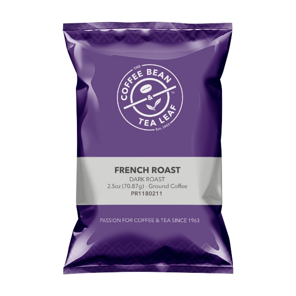Coffee Bean & Tea Leaf French Roast 2.5 oz Fraction Packs, PK18 PK - 013310