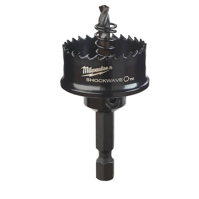 Broca para sierra de corona MILWAUKEE de 1-1/8 pulgadas de deber de impacto SHOCKWAVE - 49-56-9820