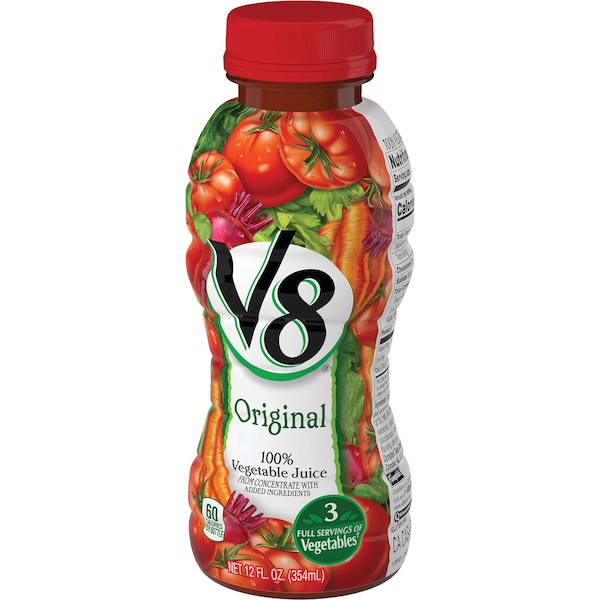 V8 V8 Original Juice 12 oz. Bottle, PK12 - 000013804