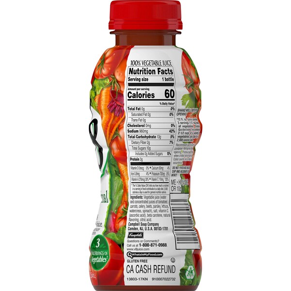 V8 V8 Original Juice 12 oz. Bottle, PK12 - 000013804