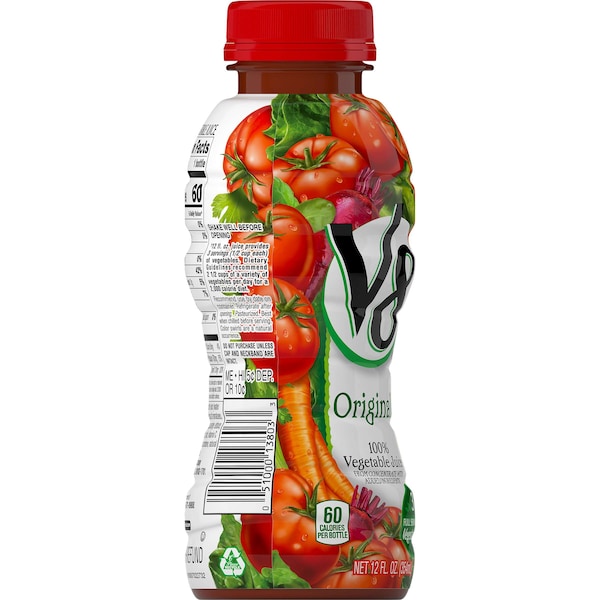 V8 V8 Original Juice 12 oz. Bottle, PK12 - 000013804