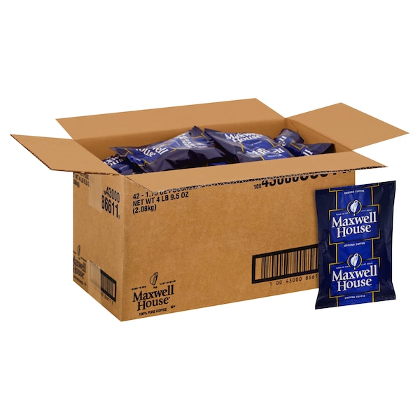 Maxwell House Maxwell House Coffee Ground Coffee 1.75 oz., PK42 - 10043000866112