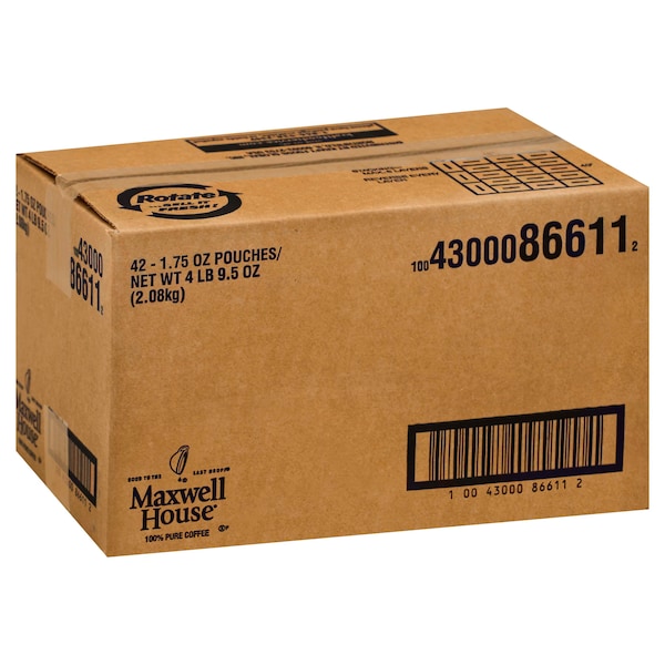 Maxwell House Maxwell House Coffee Ground Coffee 1.75 oz., PK42 - 10043000866112