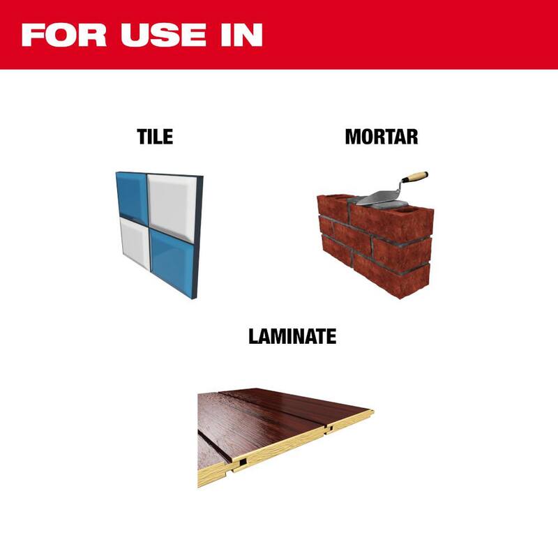 Cincel para azulejos Milwaukee de 2 pulgadas por 15 pulgadas con mango SDS-MAX - 48-62-4258