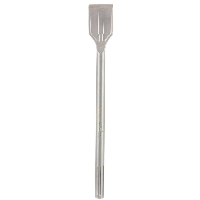 Cincel para azulejos Milwaukee de 2 pulgadas por 15 pulgadas con mango SDS-MAX - 48-62-4258