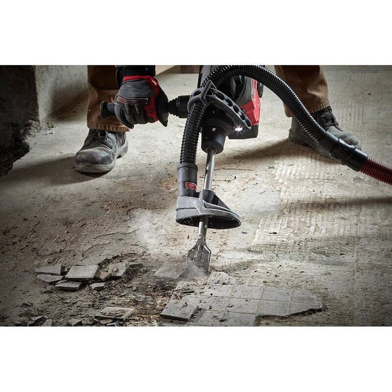 Cincel para azulejos Milwaukee de 2 pulgadas por 15 pulgadas con mango SDS-MAX - 48-62-4258