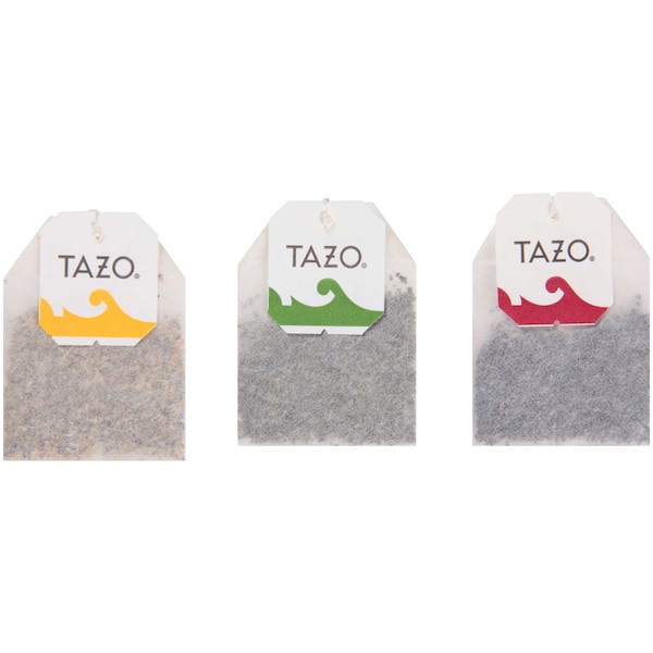 Tazo Tazo Variety Pack Black/Green/Herbal Hot Tea Bag, PK144 - 00794522202003