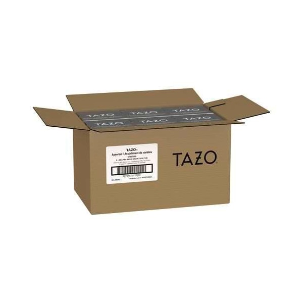 Tazo Tazo Variety Pack Black/Green/Herbal Hot Tea Bag, PK144 - 00794522202003