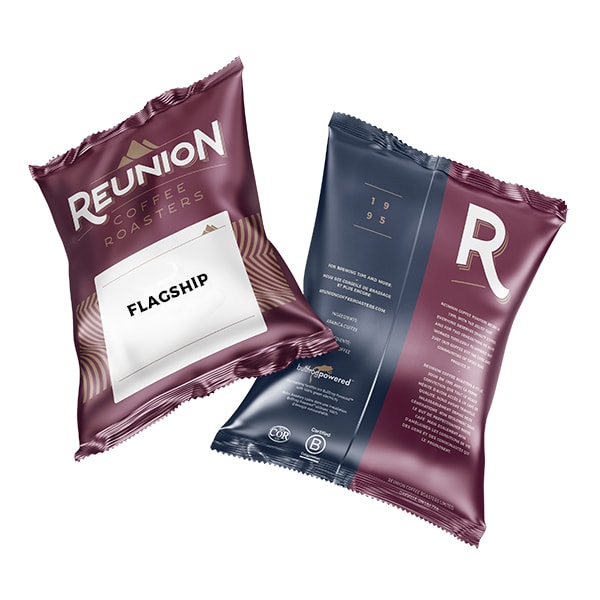 Reunion Coffee Roasters Flagship, 2.0 oz Fraction Packs, PK24 PK - PR40104