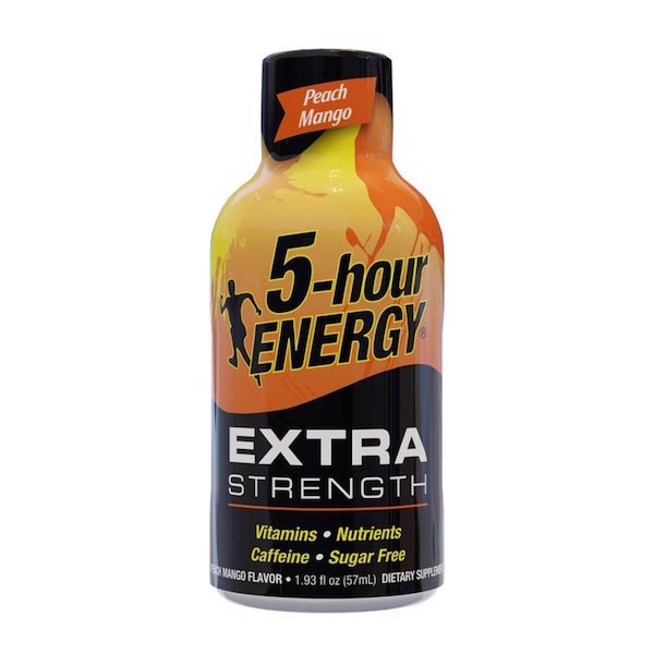 5 Hour Energy 5-hour Energy Extra Strength Sugar Free Peach Mango Energy Shot 1.93 oz - 758124
