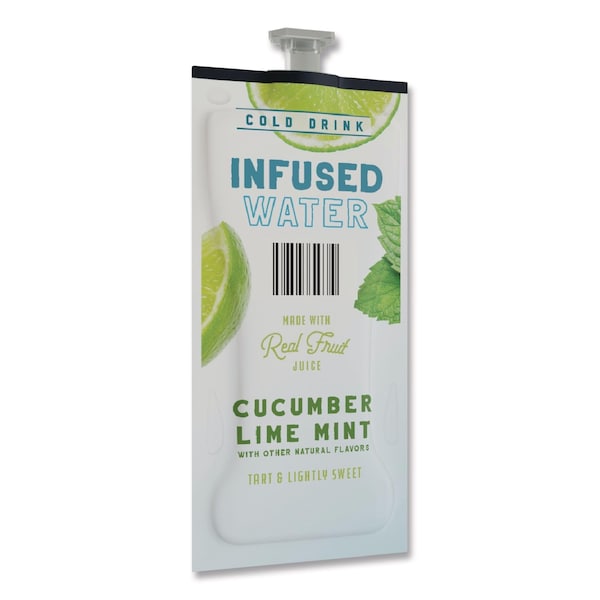 Flavia Cucumber Lime Mint Infused Water Freshpack, Cucumber Lime Mint, 0.08 Pouch, 100PK - 48051