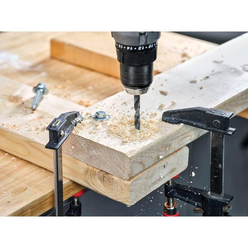 Juego de Brocas de Acero Negro con Mango Redondo RYOBI (15 piezas) - A971502