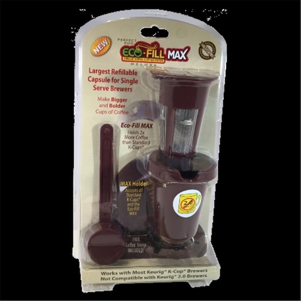 Perfect Pod Eco Fill Max Single Serve Coffee Filter - 2 X The Coffee - K09051