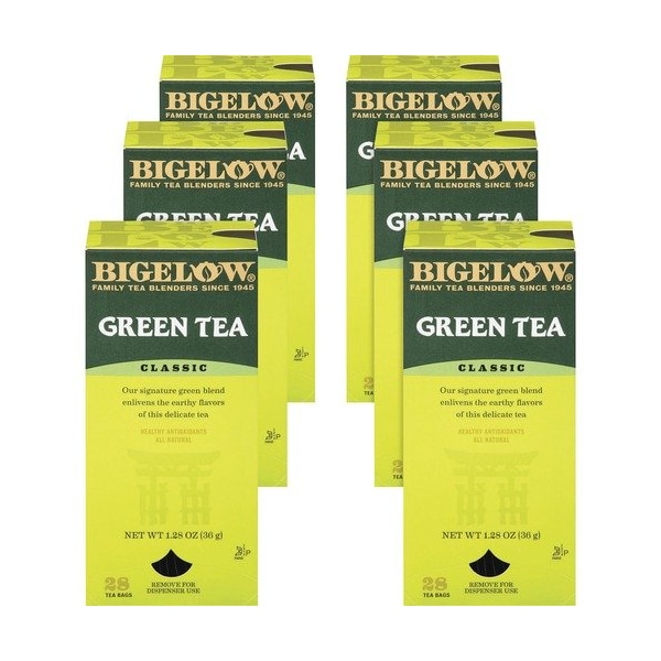 Bigelowtea Bigelow 00388CT, Single Flavor Tea, Green, 6PK - BTC00388CT