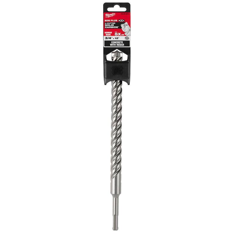 Milwaukee SDS+ 4CT MX4 3/4 in. x 10 in. x 12 in. - 48-20-8215 - Milwaukee broca SDS+ 4CT MX4 de 3/4 pulg. x 10 pulg. x 12 pulg.