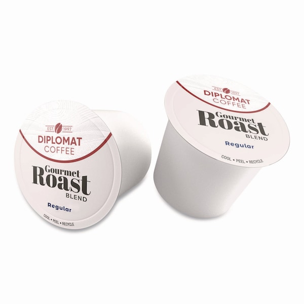 Diplomat Coffee Gourmet DC-Cup, 10 g, 96PK - C-DCCUP-GR96-10R