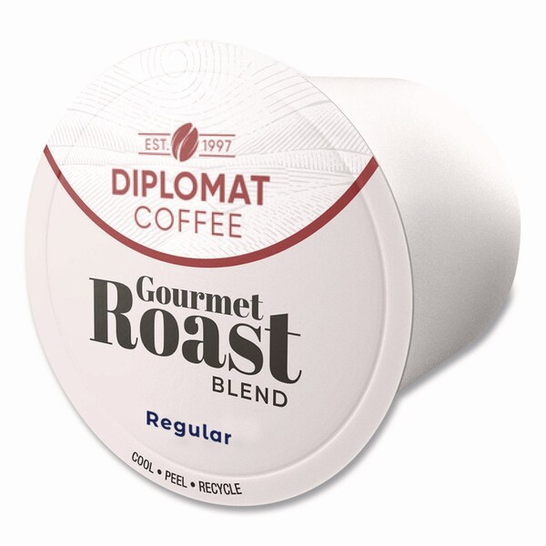 Diplomat Coffee Gourmet DC-Cup, 10 g, 96PK - C-DCCUP-GR96-10R