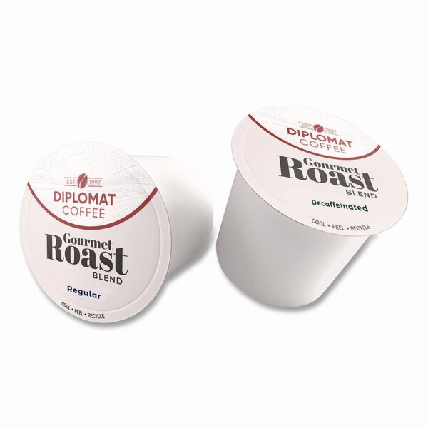 Diplomat Coffee Gourmet DC-Cup, 10 g, 96PK - C-DCCUP-GR96-10R
