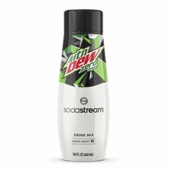 Sodastream 1103168010 Drink Mix, Mountain Dew Zero Sugar, 14.9 fl-oz - 1924231010