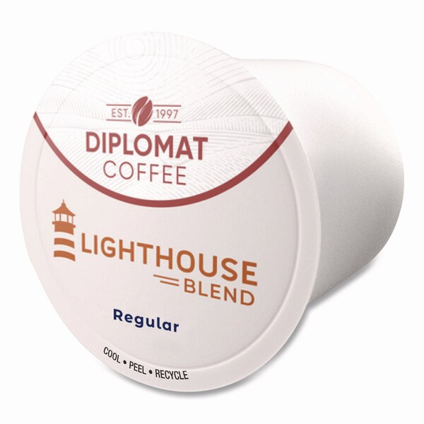 Diplomat Coffee Lighthouse DC-Cup, 10 g, 96PK - C-DCCUP-LH96-10R