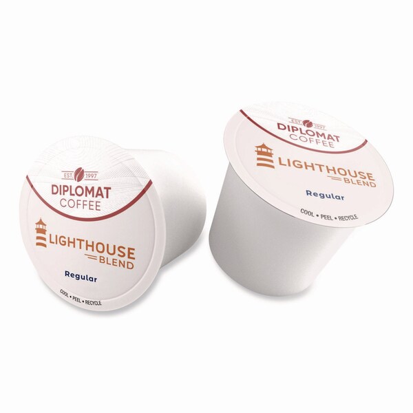 Diplomat Coffee Lighthouse DC-Cup, 10 g, 96PK - C-DCCUP-LH96-10R