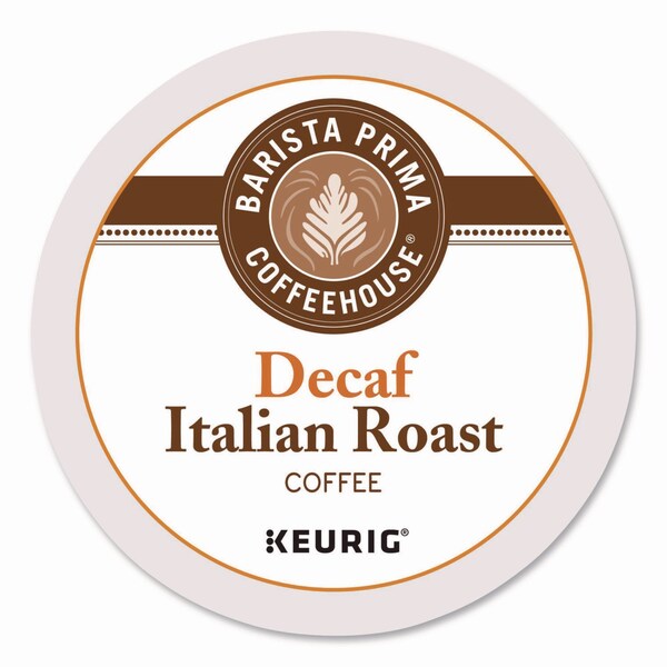 Barista Prima Coffeehouse Decaf Italian Roast Coffee K-Cups, 96PK - 5000355677