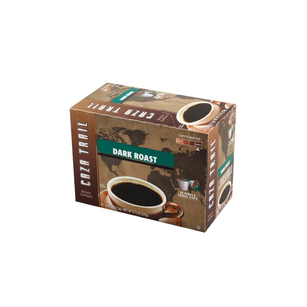 Caza Trail Caza Trail Single Cup Dark Roast Coffee, PK96 - 0A369884221