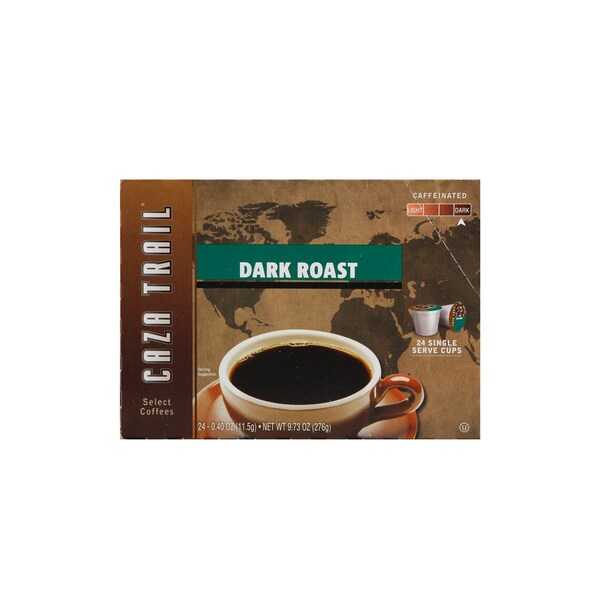 Caza Trail Caza Trail Single Cup Dark Roast Coffee, PK96 - 0A369884221