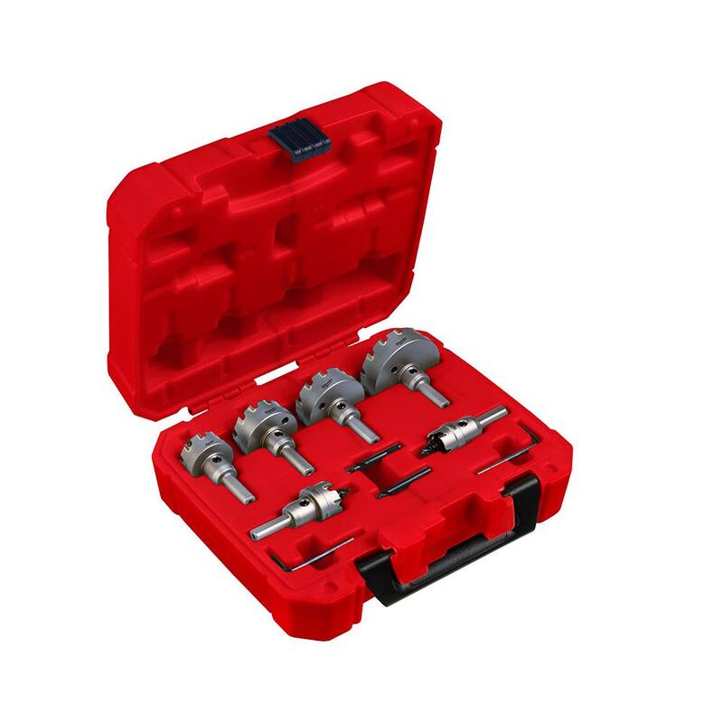 Kit de cortadores de agujeros de carburo de Milwaukee (8 piezas) - 49-22-8620