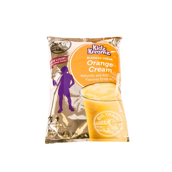Big Train Big Train Kidz Kreamz Orange Cream Blended Creme Drink Mix 3.5lbs, PK5 - BT.200800
